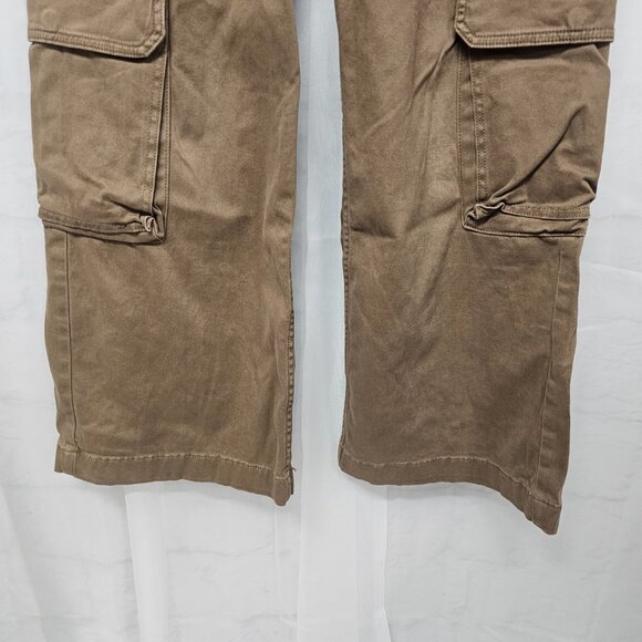Arizona Brown Cargo Pants Boho Gorpcore Y2K Granola Crunchy 7 - Picture 9 of 14
